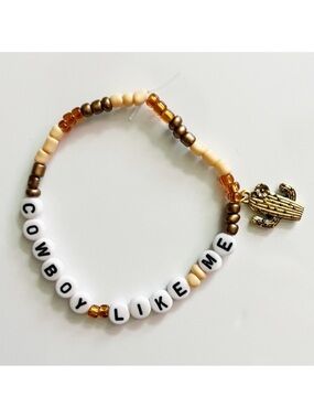 Taylor Swift Eras Tour Friendship Bracelet Cowboy Like Me Evermore W/ Charm